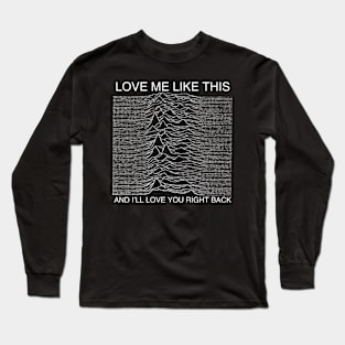 NMIXX Classic Waveform: Love Me Like This Long Sleeve T-Shirt